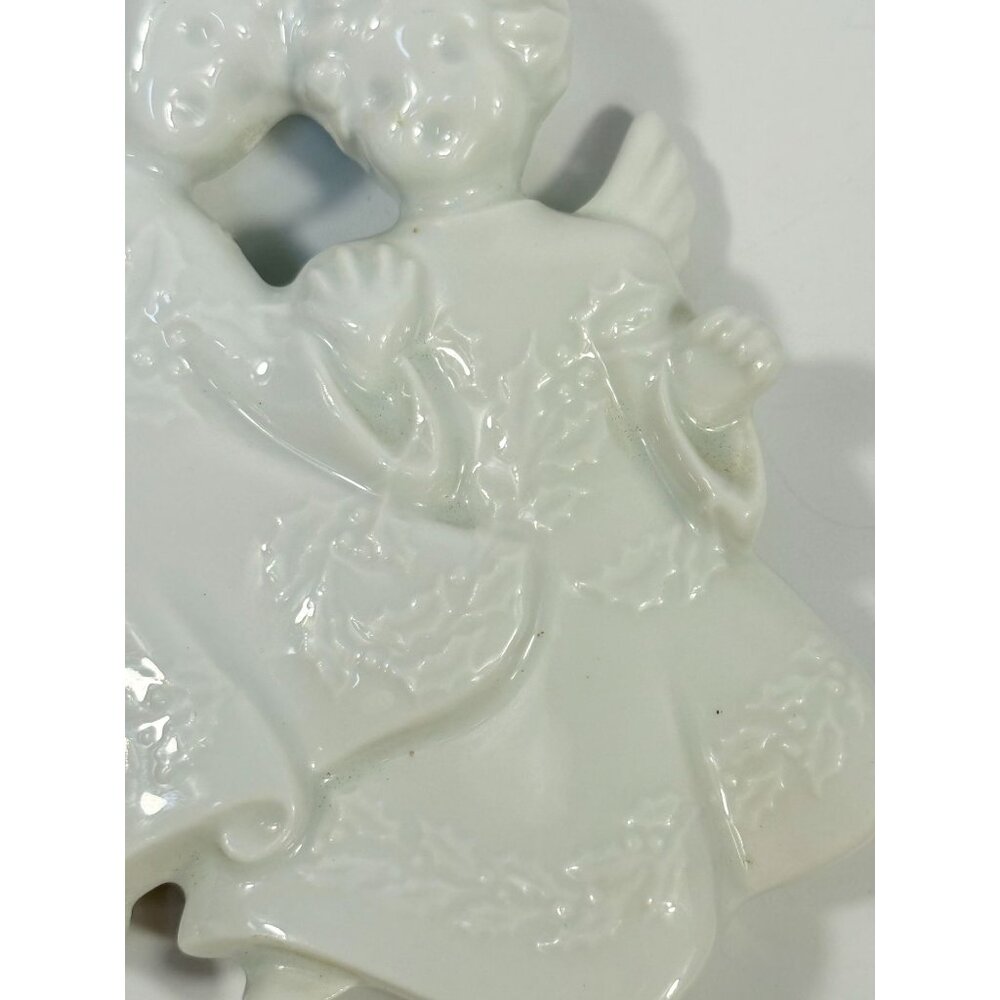 Christmas Tree Ornament Caroling Angels Haviland Limoges Signed France 1982 - Picture 9 of 16